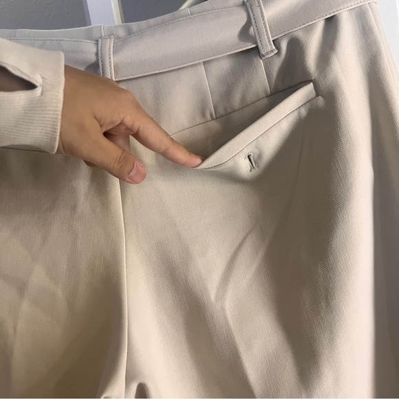 MAEVE BY ANTHROPOLOGIE Tie-Waist Culottes Women's Size 2p Light Sand - Picture 6 of 6